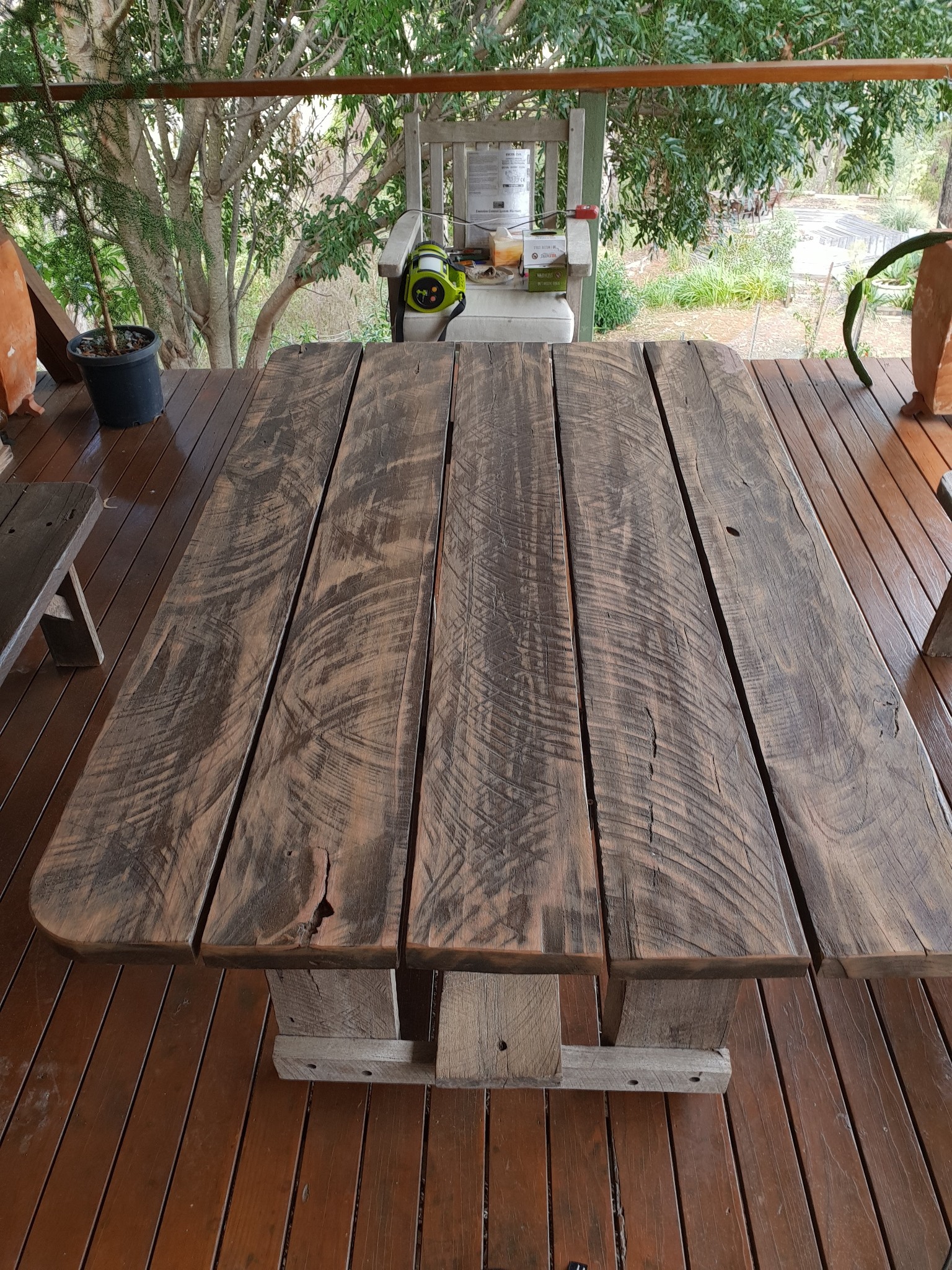 Hardwood table maintenance